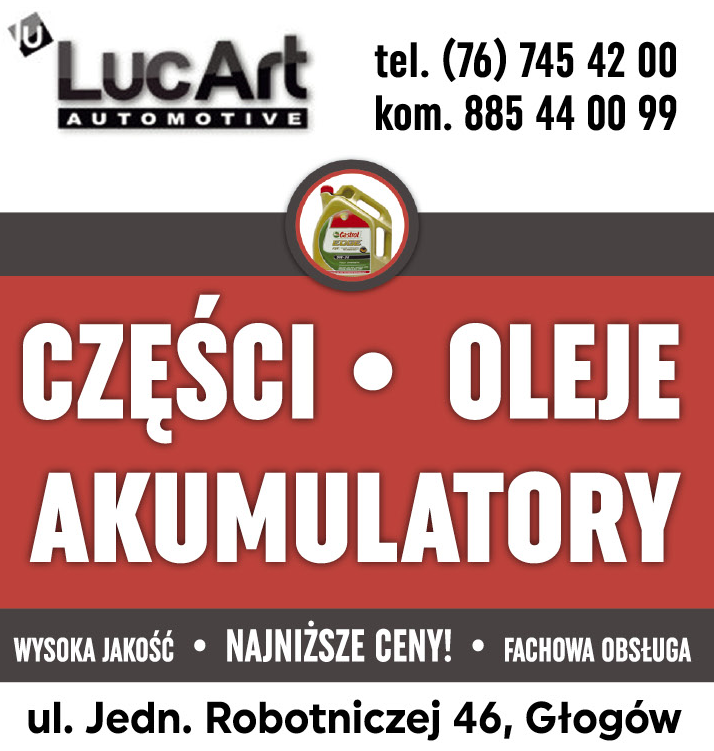 LucArt Głogów Części / Oleje / Akumulatory