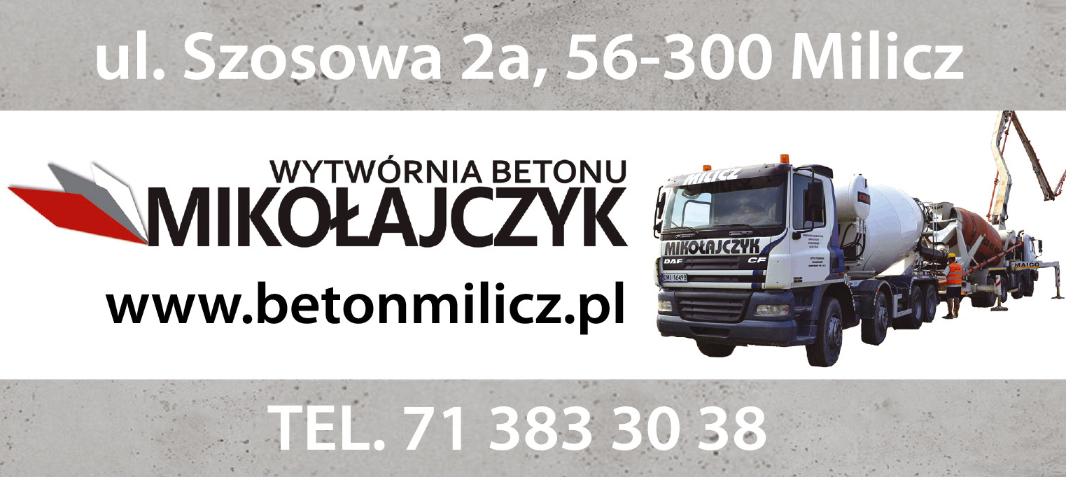 WYTWÓRNIA BETONU MIKOŁAJCZYK Milicz 