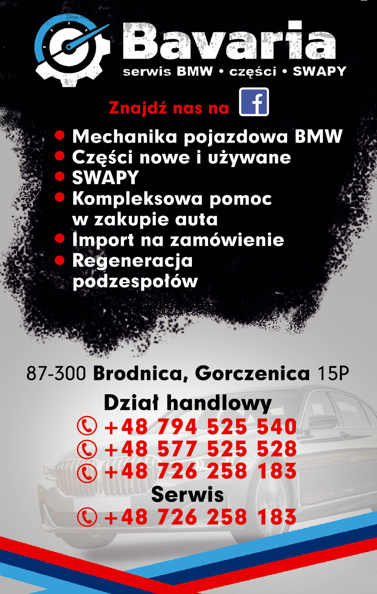 BAVARIA TEILE Gorczenica Serwis BMW / Części / Swapy 