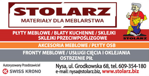 STOLARZ MATERIAŁY DLA MEBLARSTWA Nysa 