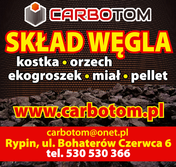 CARBOTOM Rypin Skład Węgla / Kostka / Orzech / Ekogroszek / Miał / Pellet