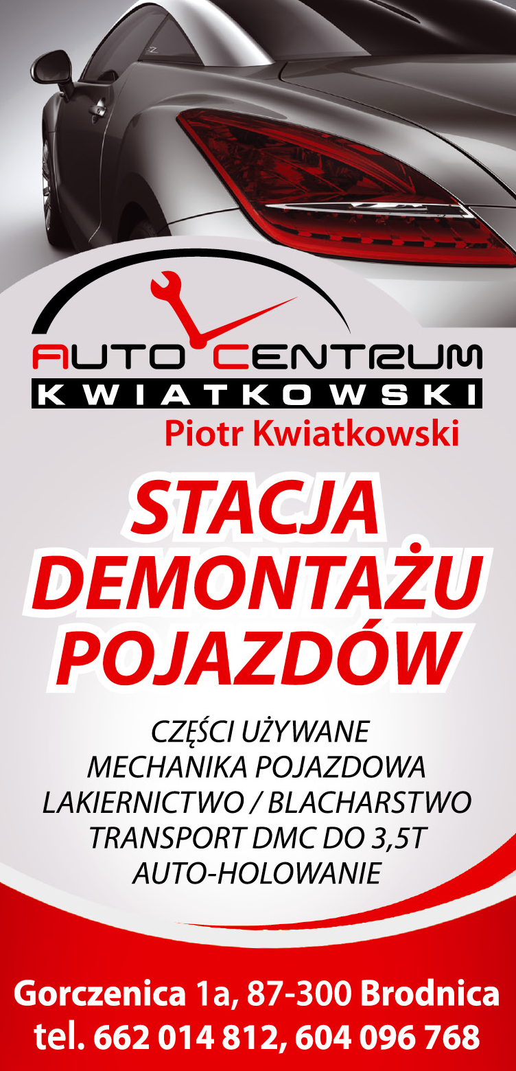 AUTO CENTRUM Piotr Kwiatkowski Gorczenica Stacja Demontażu Pojazdów 