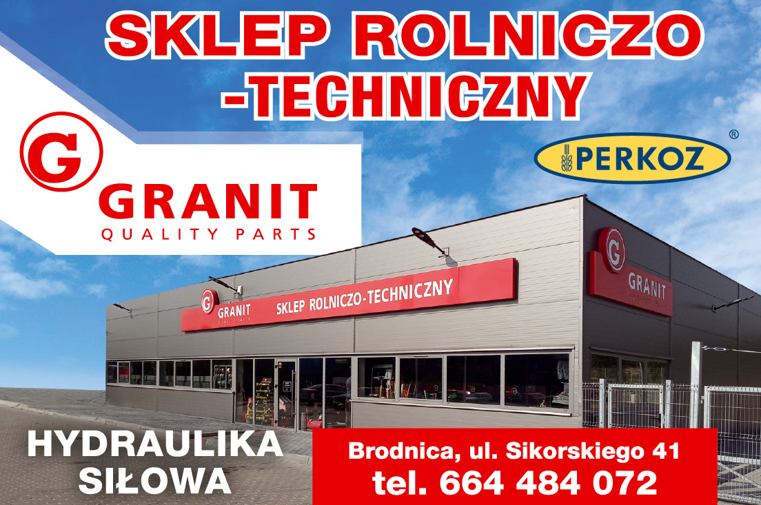 SKLEP ROLNICZO-TECHNICZNY "GRANIT" Brodnica Hydraulika Siłowa 