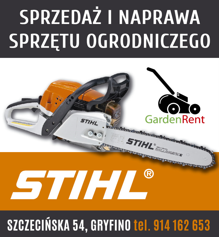 GARDENRENT STIHL ® Gryfino Sprzedaż i Naprawa Sprzętu Ogrodniczego