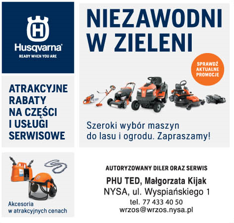 PHU TED Małgorzata Kijak Autoryzowany Diler oraz Serwis Husqvarna Nysa