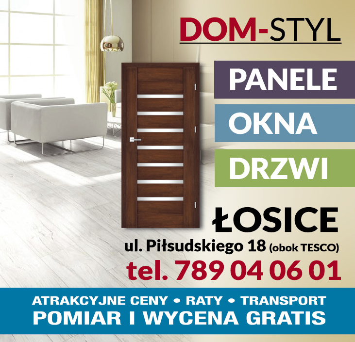 DOM-STYL Łosice Panele / Okna / Drzwi 
