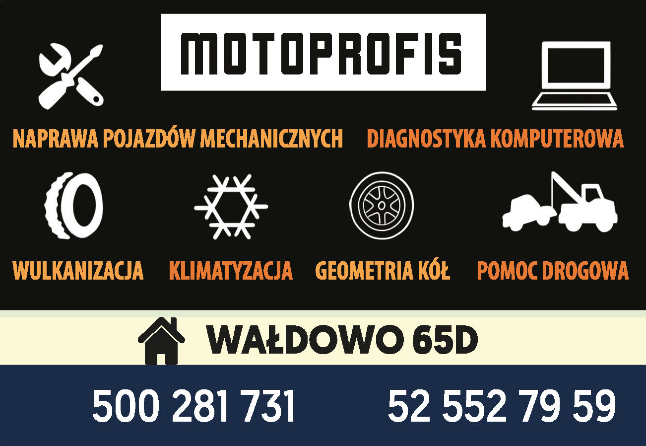MOTOPROFIS Wałdowo Naprawa Pojazdów Mechanicznych / Diagnostyka Komputerowa / Wulkanizacja