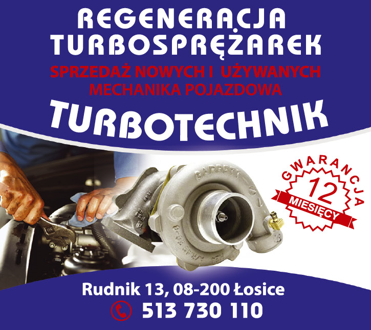 TURBOTECHNIK Rudnik Regeneracja Turbosprężarek / Sprzedaż Nowych i Używanych / Mechanika Pojazdowa