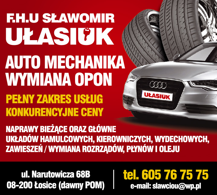 F.H.U. Sławomir Ułasiuk Łosice Auto Mechanika / Wymiana Opon / Naprawy Bieżące oraz Główne