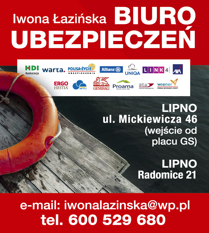 BIURO UBEZPIECZEŃ Iwona Łazińska Lipno 