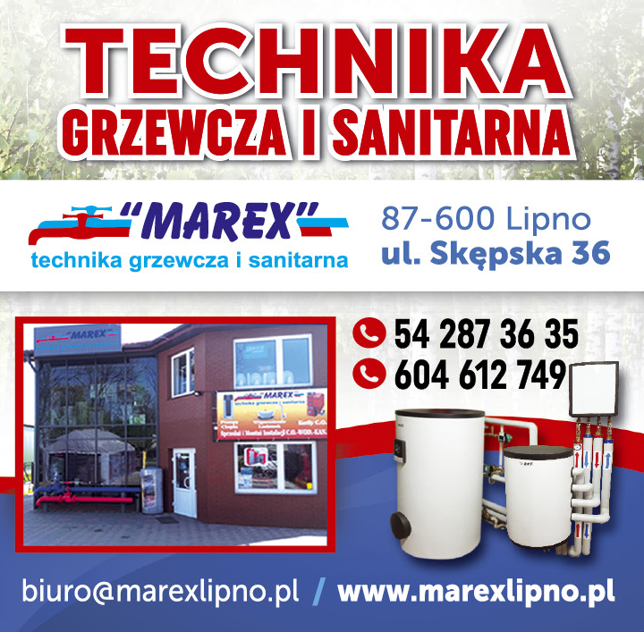 "MAREX" Technika Grzewcza i Sanitarna Lipno Pompy Ciepła / Technika Grzewcza / Technika Sanitarna 