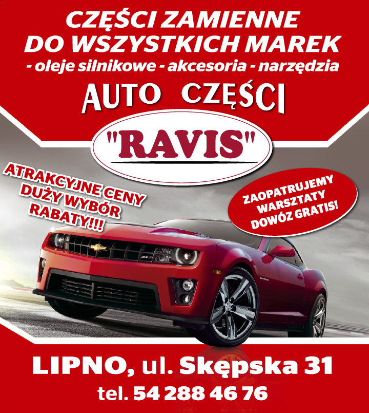 "RAVIS" AUTO CZĘŚCI Lipno Części Zamienne Do Wszystkich Marek 