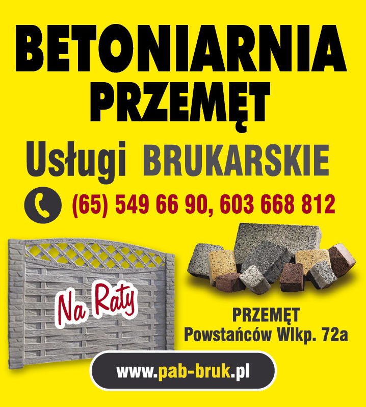 "PAB-BRUK" Przemęt Betoniarnia Przemęt / Usługi Brukarskie 