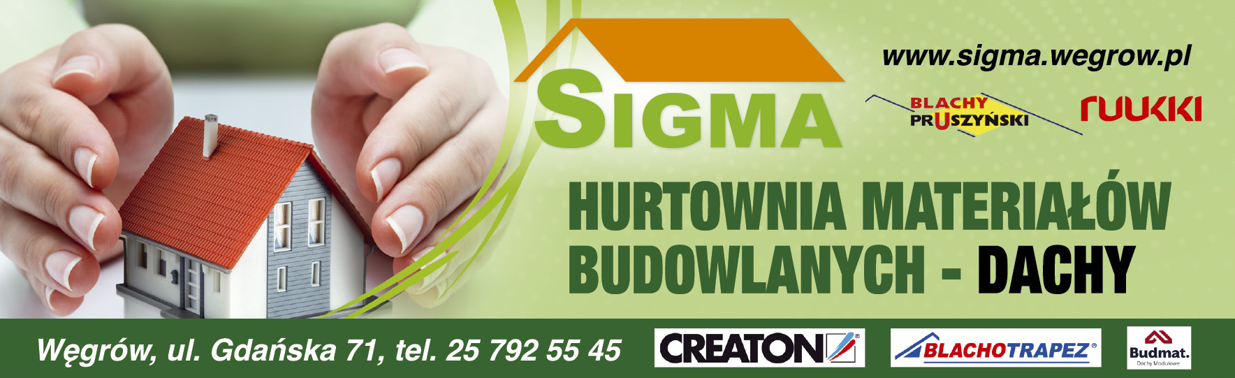 Centrum Budowlane SIGMA Węgrów Hurtownia Materiałów Budowlanych / Dachy 