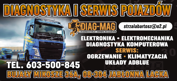 DIAGNOSTYKA I SERWIS POJAZDÓW DIAG-MAG Bujały Mikosze Elektronika / Elektromechanika 