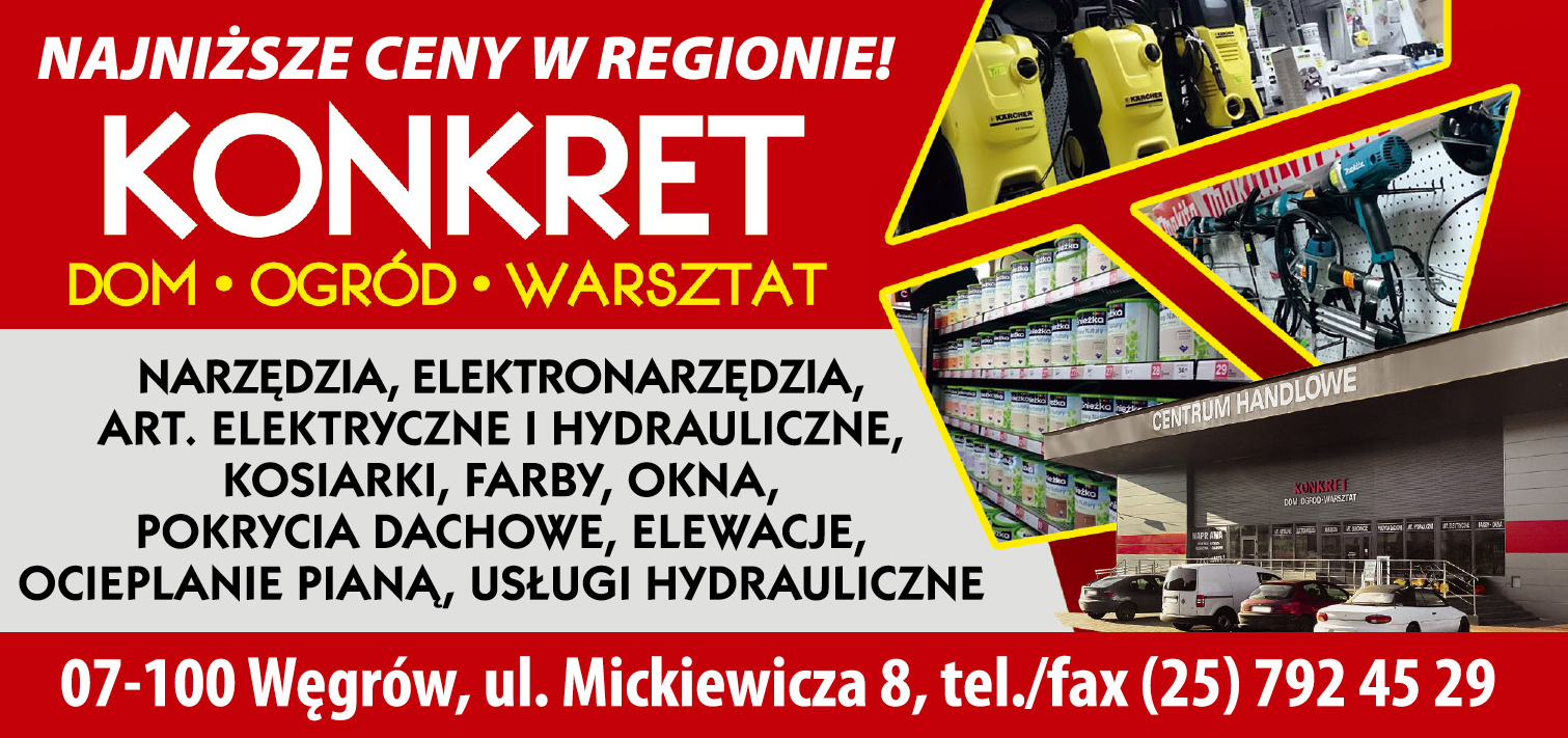 P.P.H.U. KONKRET Węgrów Dom / Ogród / Warsztat