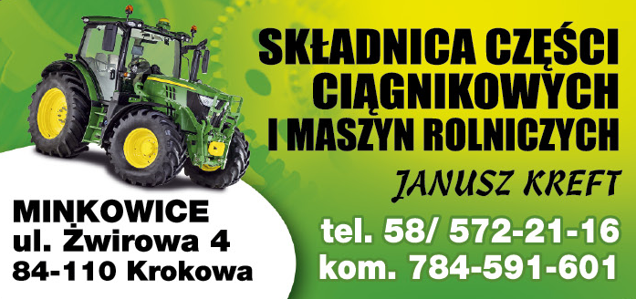 Składnica Części Ciągnikowych i Maszyn Rolniczych Janusz Kreft Minkowice