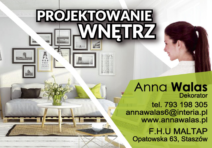 F.H.U. MALTAP Anna Walas Dekorator Staszów Projektowanie Wnętrz