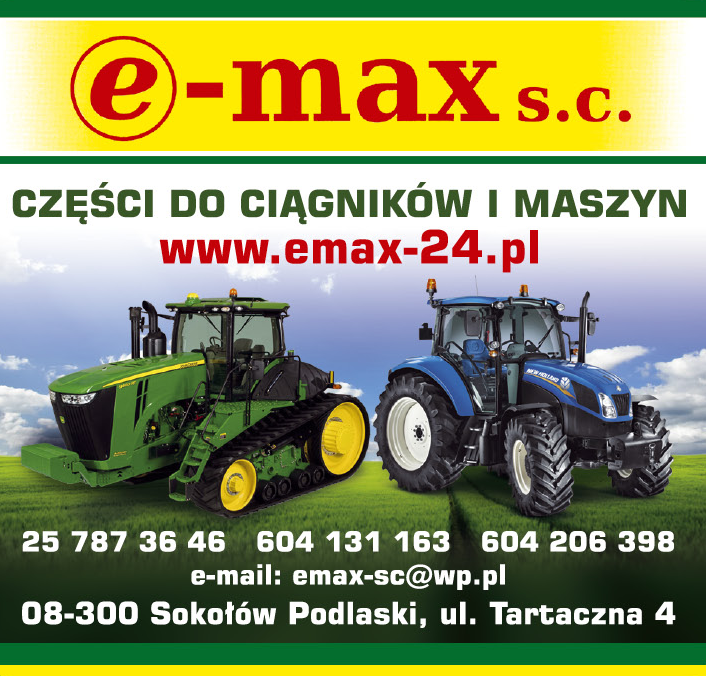E-MAX s.c. Sokołów Podlaski Części Do Ciągników i Maszyn 