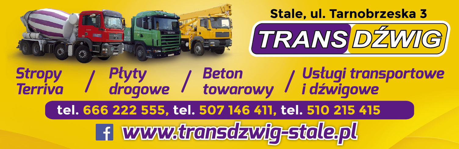 P.W. TRANSDŹWIG Sp. z o.o. Stale Stropy Terriva / Płyty Drogowe / Beton Towarowy 