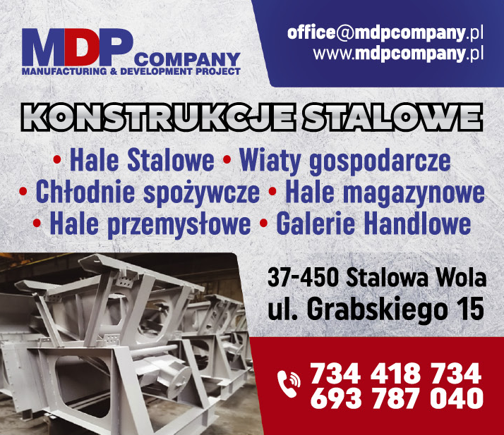 MDP COMPANY Sp. Z o.o. Stalowa Wola Konstrukcje Stalowe 