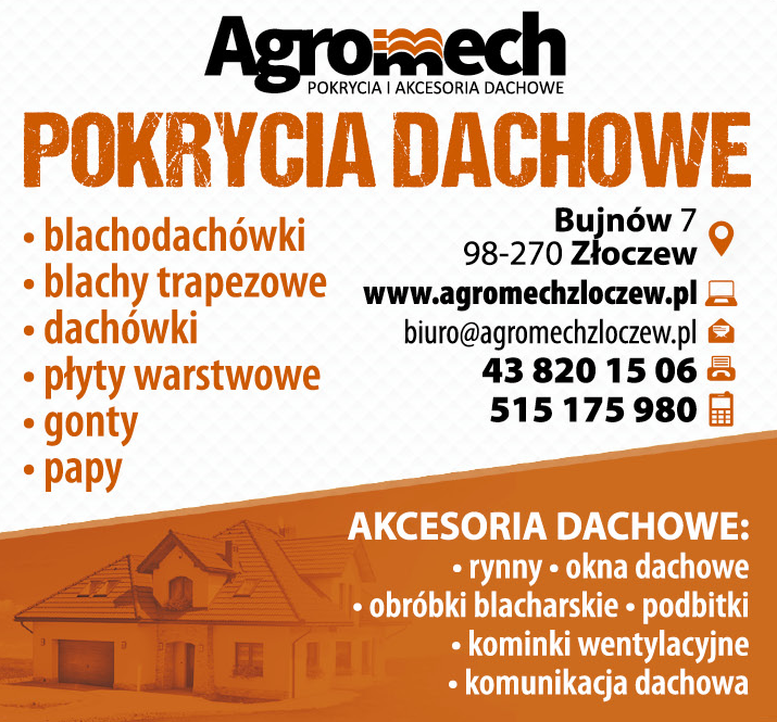 P.W. Agromech POKRYCIA I AKCESORIA DACHOWE Bujnów 