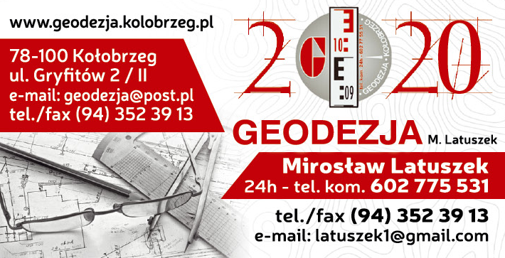 GEODEZJA Mirosław Latuszek Kołobrzeg 