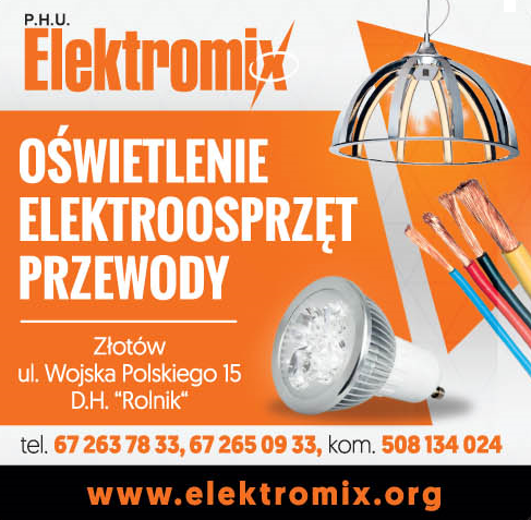 P.H.U. ELEKTROMIX Złotów Oświetlenie Elektrosprzęt