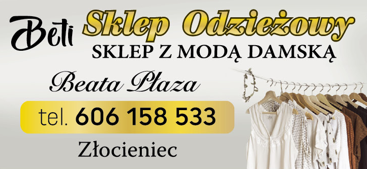 SKLEP ODZIEŻOWY "BETI" Złocieniec Sklep z Modą Damską 