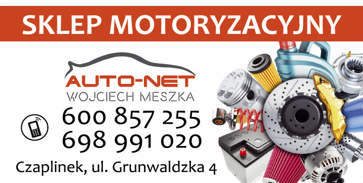 AUTO-NET Wojciech Meszka Czaplinek Sklep Motoryzacyjny 