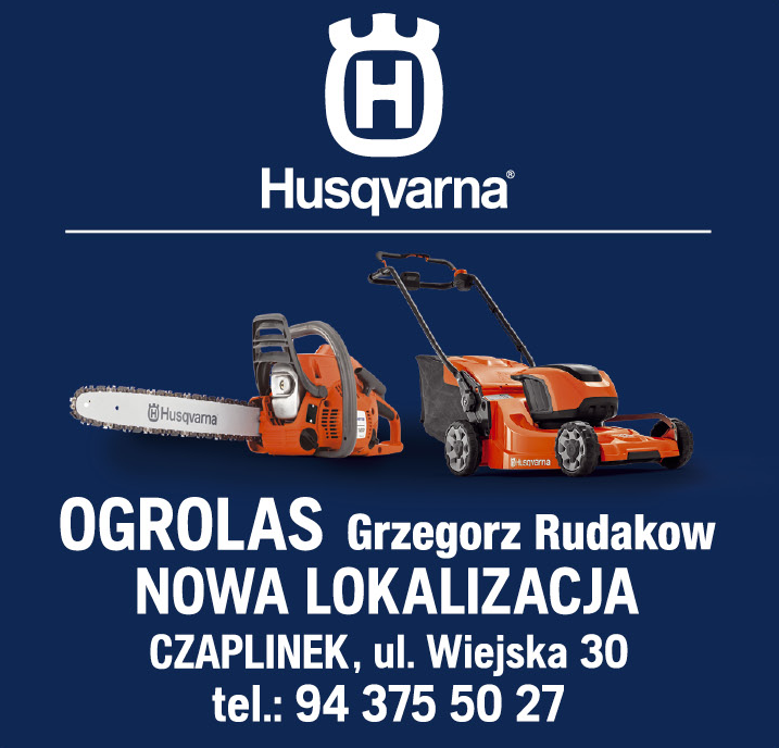 OGROLAS Grzegorz Rudakow Dealer Husqvarna Czaplinek 