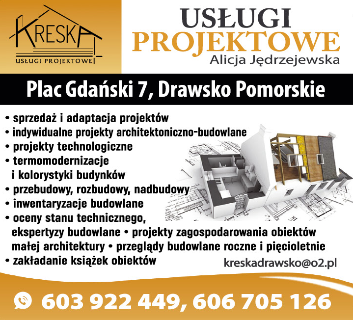 USŁUGI PROJEKTOWE Alicja Jędrzejewska Drawsko Pomorskie 