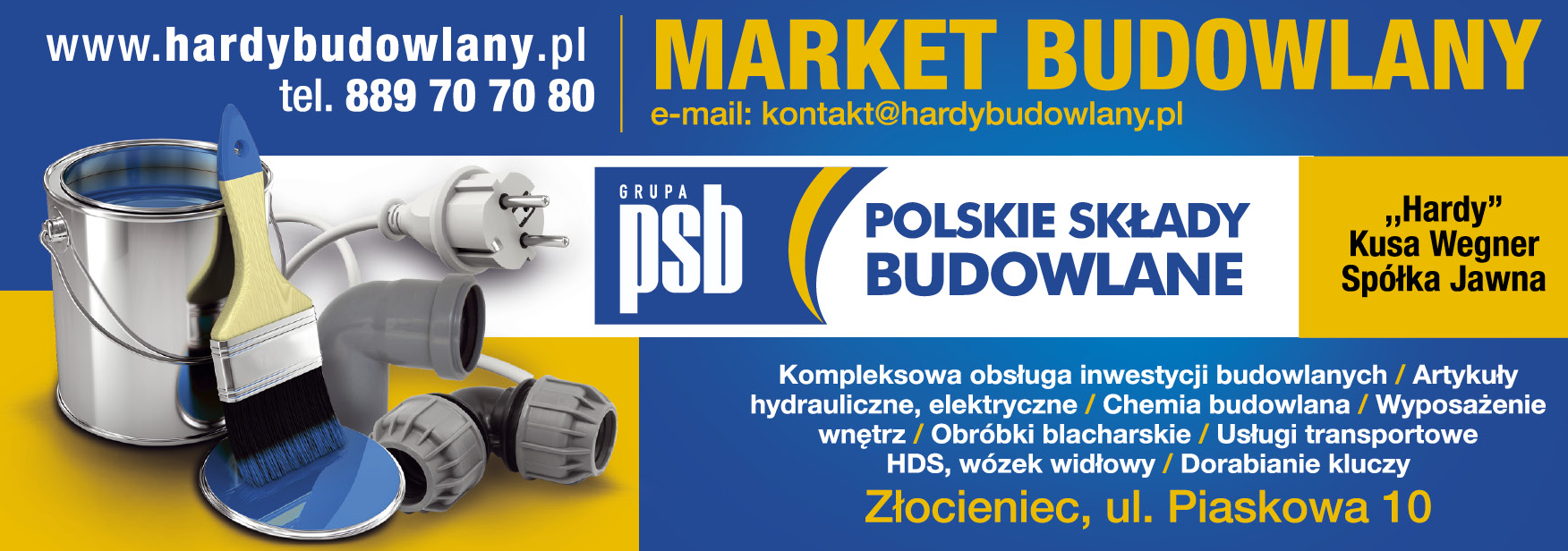 "HARDY" KUSA WEGNER SPÓŁKA JAWNA Złocieniec Market Budowlany 