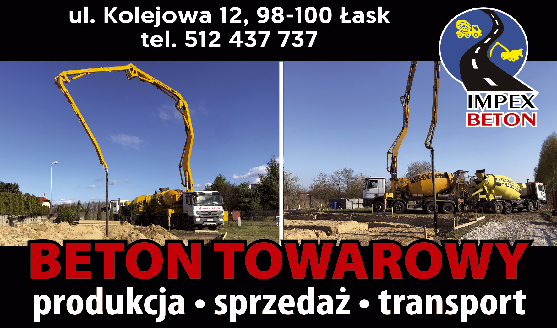 IMPEX-BETON Łask Beton Towarowy / Produkcja / Sprzedaż / Transport