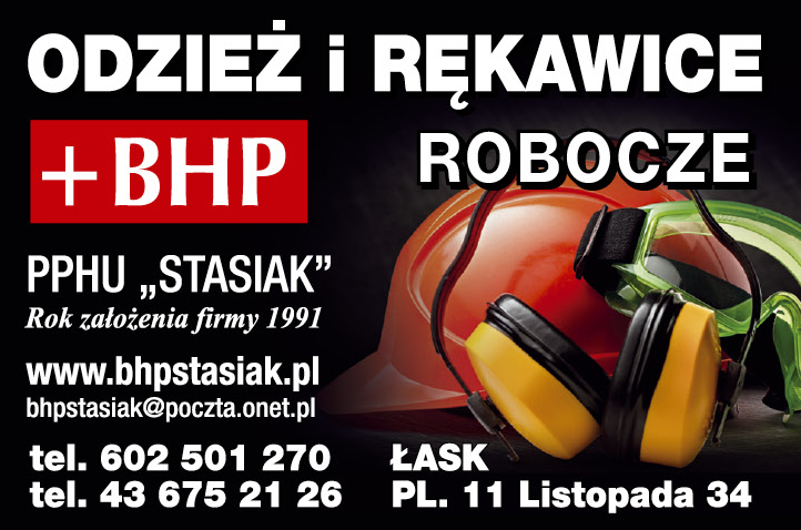 P.P.H.U. „STASIAK” Łask Odzież i Rękawice Robocze / BHP
