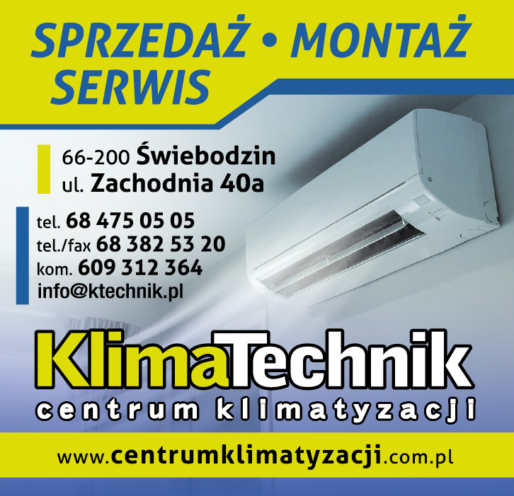 KLIMA TECHNIK Centrum Klimatyzacji Świebodzin Sprzedaż / Montaż / Serwis 