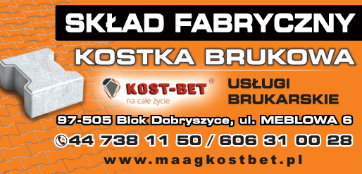 MAAG KOSTKA BRUKOWA  KOST- BET Blok Dobryszyce 