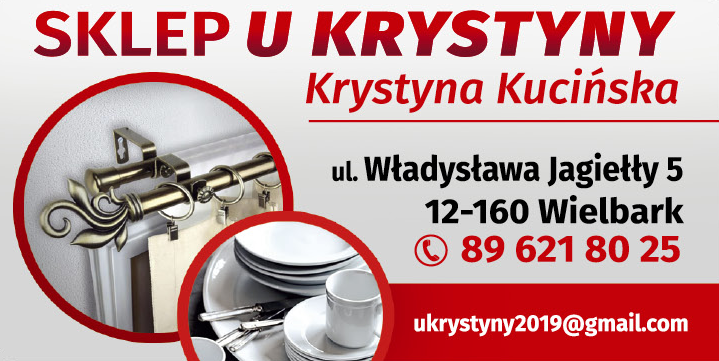 SKLEP "U KRYSTYNY" Krystyna Kucińska Wielbark 