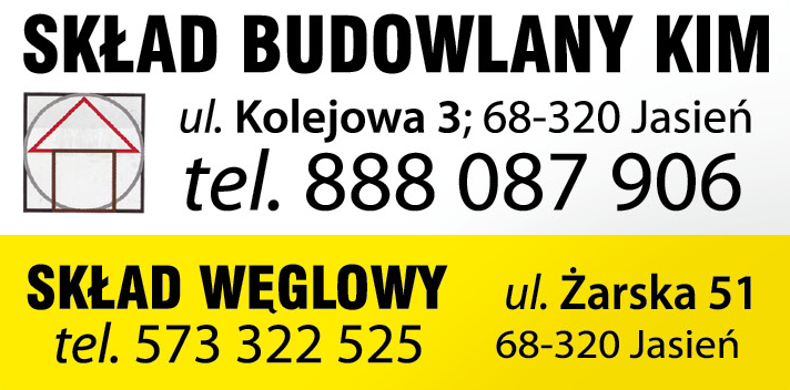 SKŁAD BUDOWLANY KIM Jasień Skład Węglowy