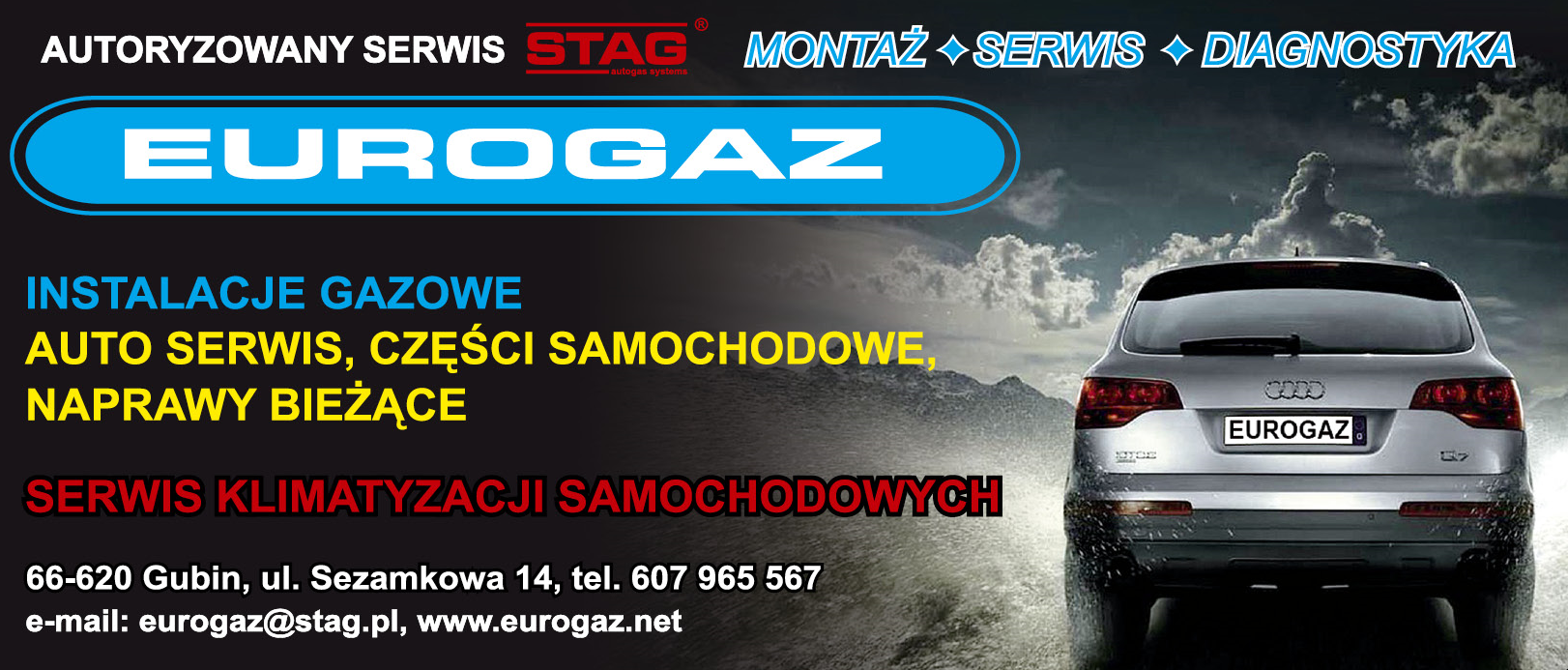 P.H.U. "EUROGAZ" Gubin Autoryzowany Serwis STAG ® / Serwis Klimatyzacji Samochodowych