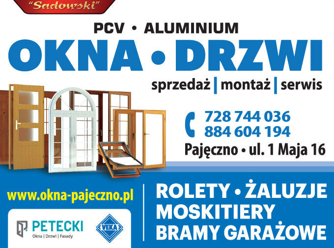 ZHU SADOWSKI Okna Pajęczno
