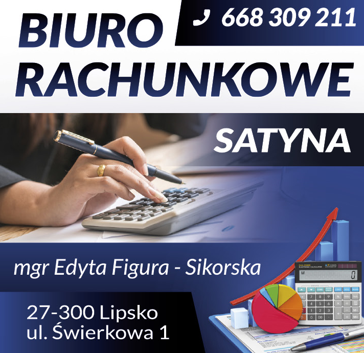 BIURO RACHUNKOWE SATYNA Lipsko mgr Edyta Figura - Sikorska 