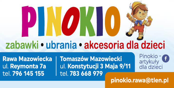 PINOKIO - Artykuły Dla Dzieci Rawa Mazowiecka Zabawki / Ubrania / Akcesoria Dla Dzieci