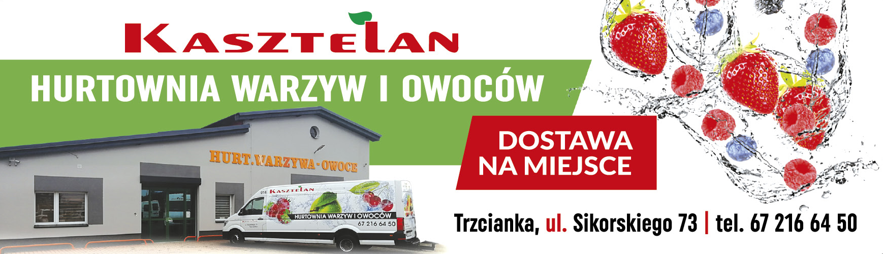 KASZTELAN Trzcianka Hurtownia Warzyw i Owoców / Dostawa Na Miejsce
