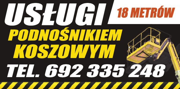 PHU OIL Gniezno Usługi Podnośnikiem Koszowym 18 metrów