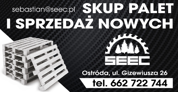 SEEC Sp. z o.o. Ostróda Skup Palet i Sprzedaż Nowych