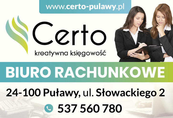 CERTO Kreatywna Księgowość Puławy Biuro Rachunkowe