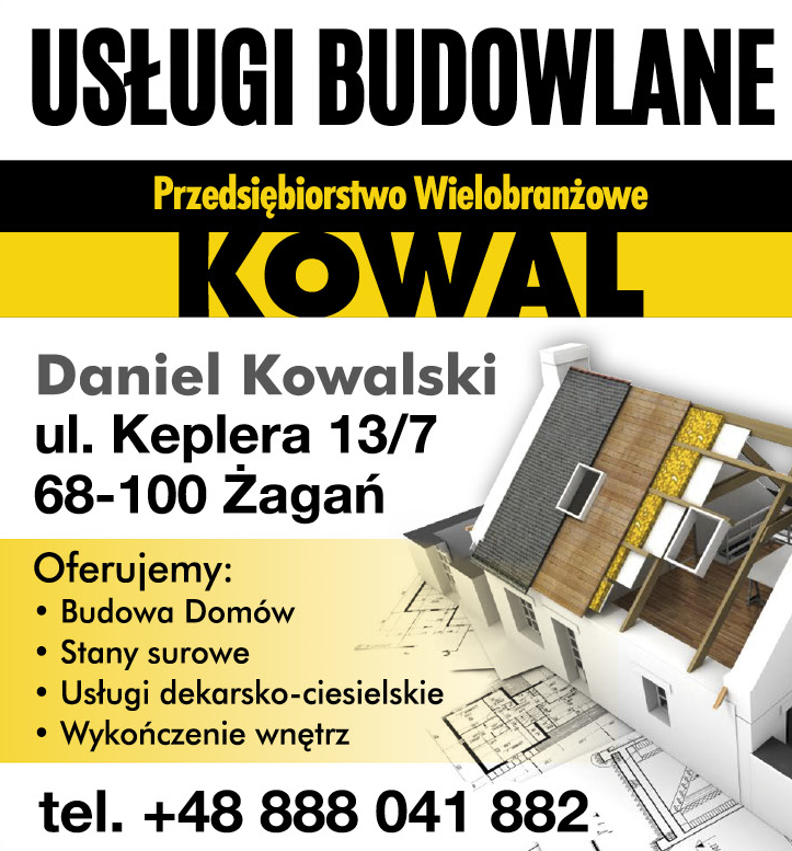 Przedsiębiorstwo Wielobranżowe "KOWAL" Daniel Kowalski Żagań Usługi Budowlane