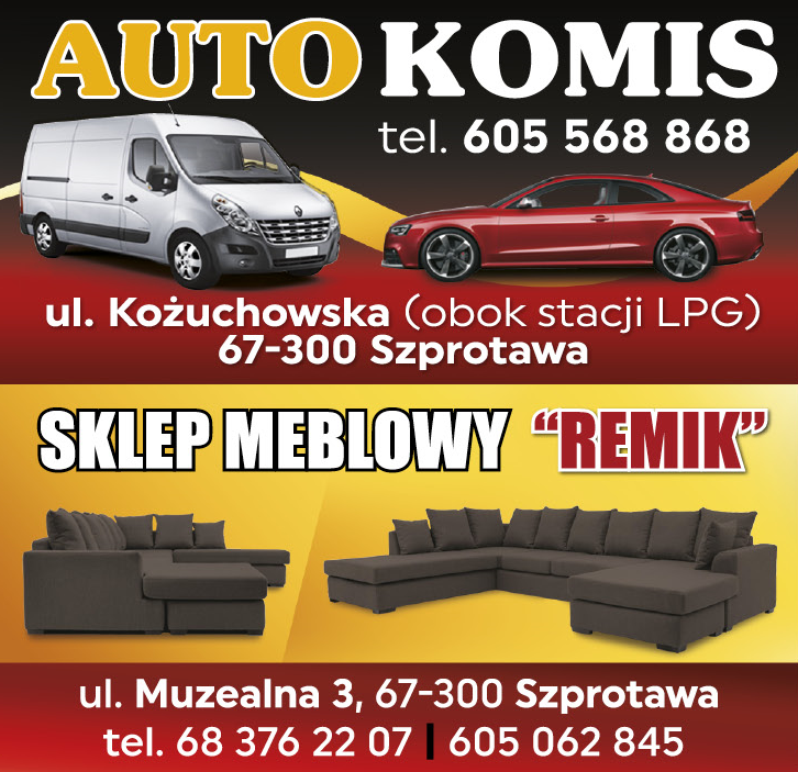 PPHU "REMIK" Szprotawa Auto Komis | Sklep Meblowy "Remik"