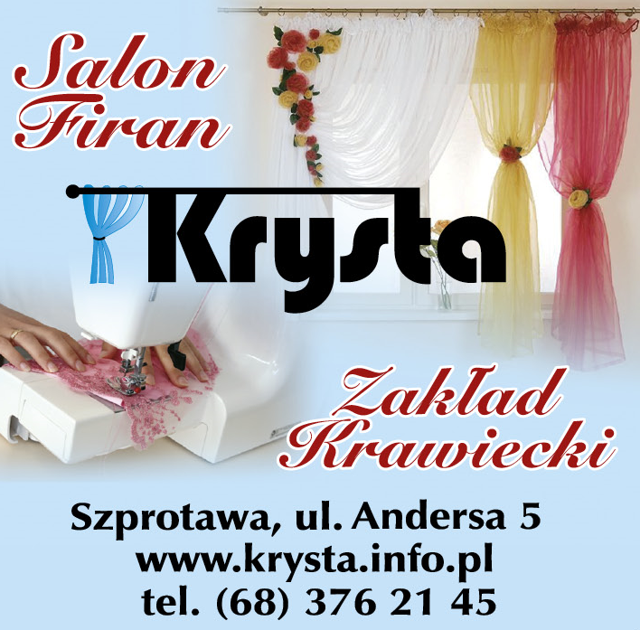KRYSTA Szprotawa Salon Firan / Zakład Krawiecki